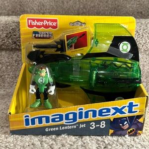 NEW Fisher Price Imaginext Green Lantern and Jet Set Nib